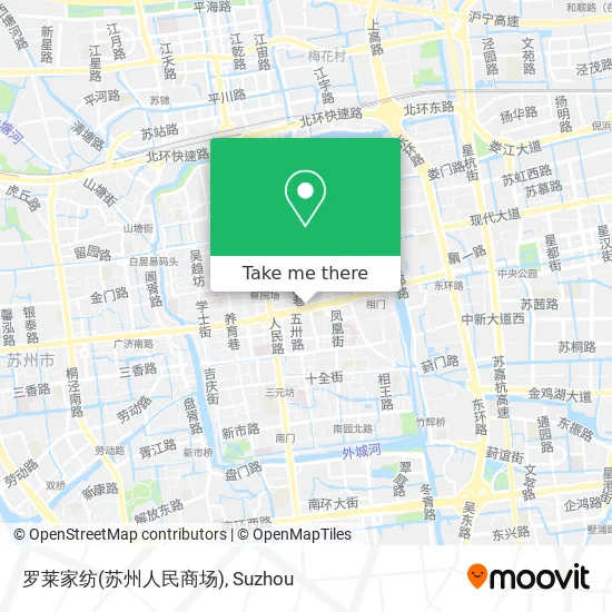 罗莱家纺(苏州人民商场) map