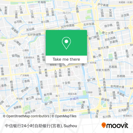 中信银行24小时自助银行(宫巷) map