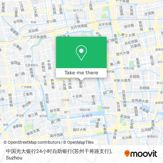 中国光大银行24小时自助银行(苏州干将路支行) map