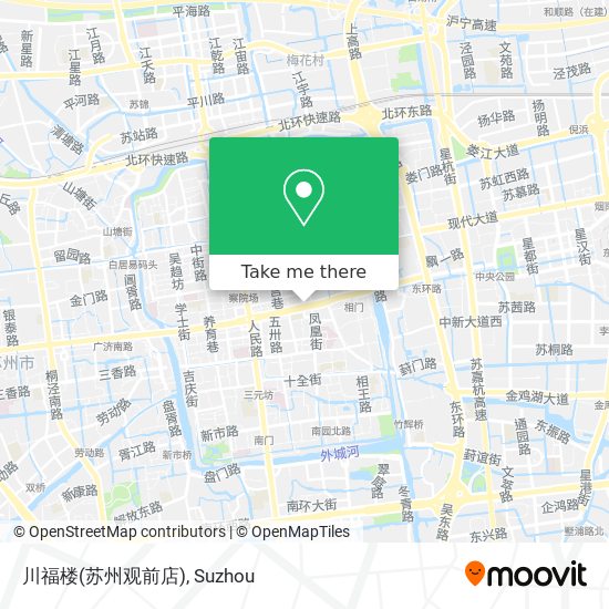 川福楼(苏州观前店) map
