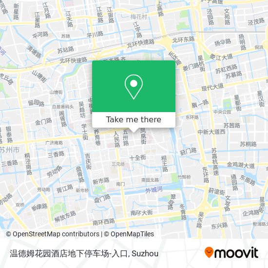 温德姆花园酒店地下停车场-入口 map