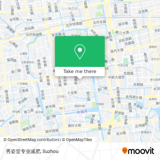 秀姿堂专业减肥 map