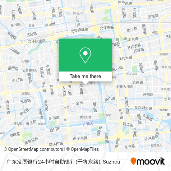 广东发展银行24小时自助银行(干将东路) map