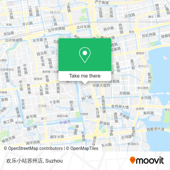 欢乐小站苏州店 map
