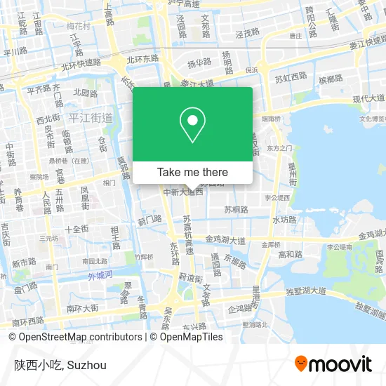 陕西小吃 map