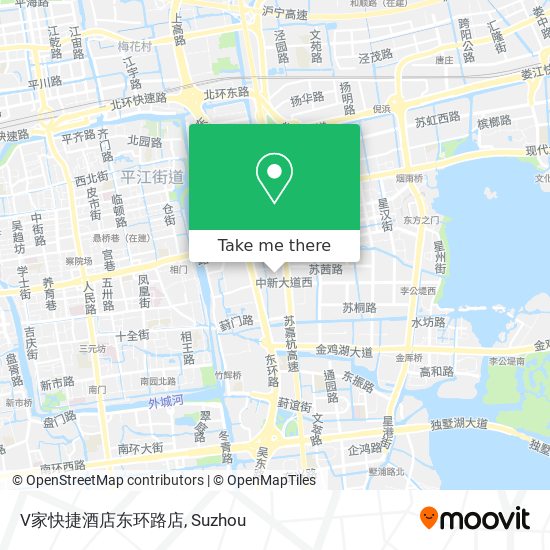 V家快捷酒店东环路店 map