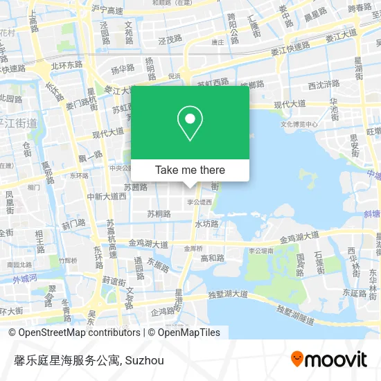 馨乐庭星海服务公寓 map