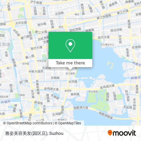 雅姿美容美发(园区店) map