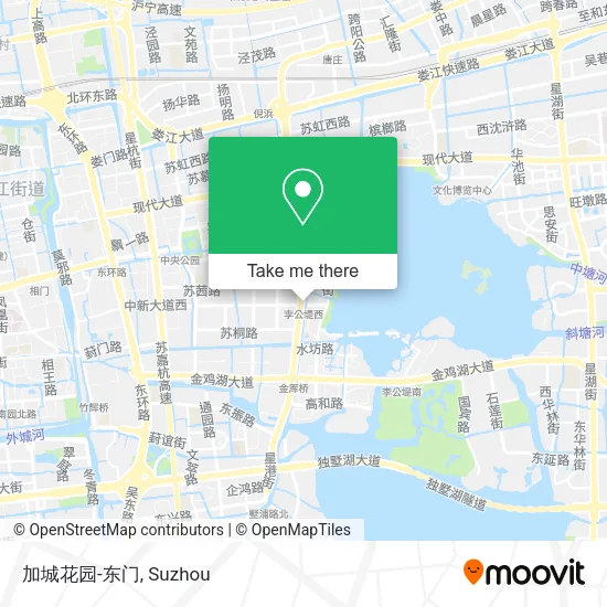 加城花园-东门 map