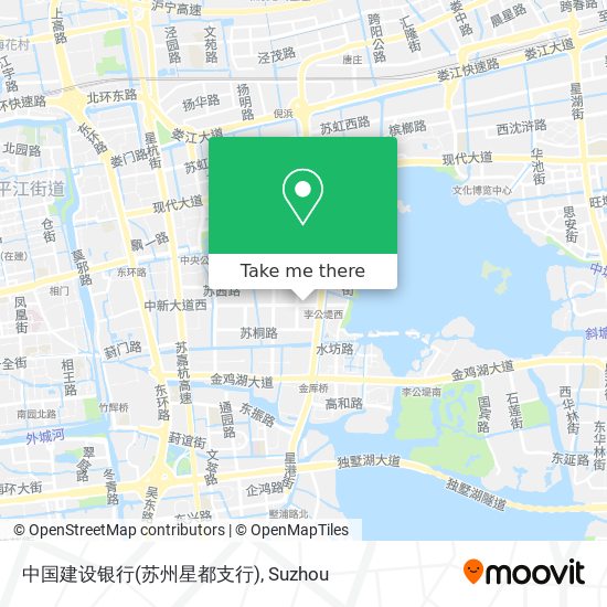 中国建设银行(苏州星都支行) map