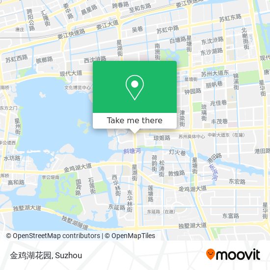 金鸡湖花园 map
