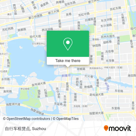 自行车租赁点 map