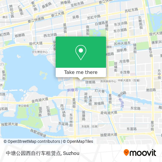 中塘公园西自行车租赁点 map