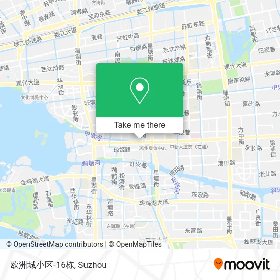 欧洲城小区-16栋 map