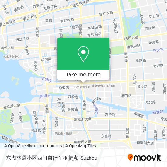 东湖林语小区西门自行车租赁点 map