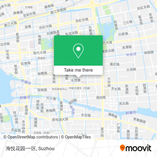 海悦花园-一区 map