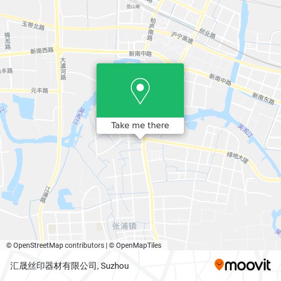 汇晟丝印器材有限公司 map
