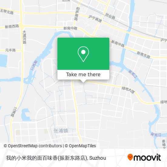 我的小米我的面百味香(振新东路店) map