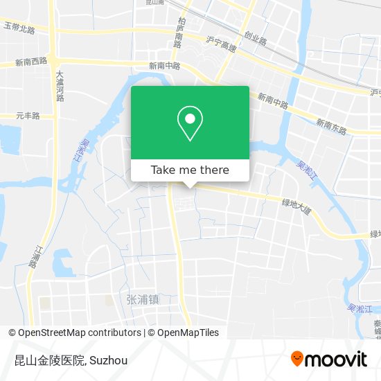 昆山金陵医院 map