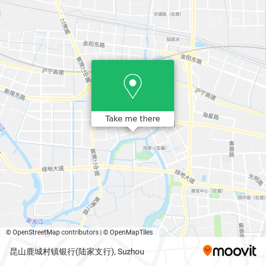 昆山鹿城村镇银行(陆家支行) map
