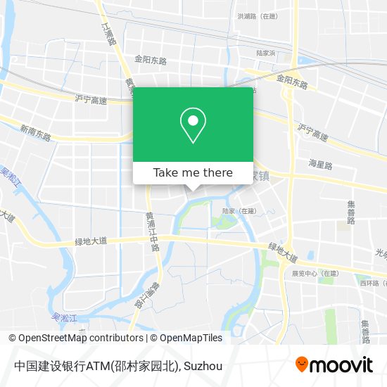 中国建设银行ATM(邵村家园北) map