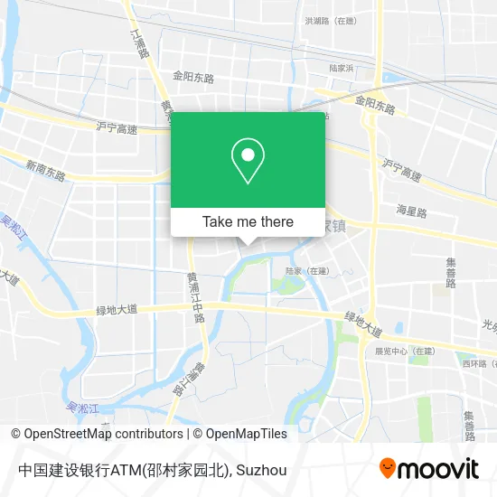 中国建设银行ATM(邵村家园北) map