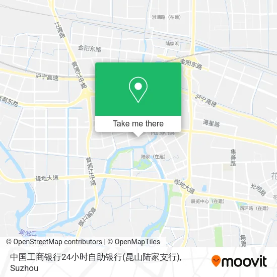 中国工商银行24小时自助银行(昆山陆家支行) map