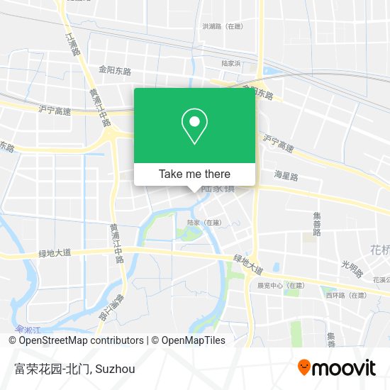 富荣花园-北门 map