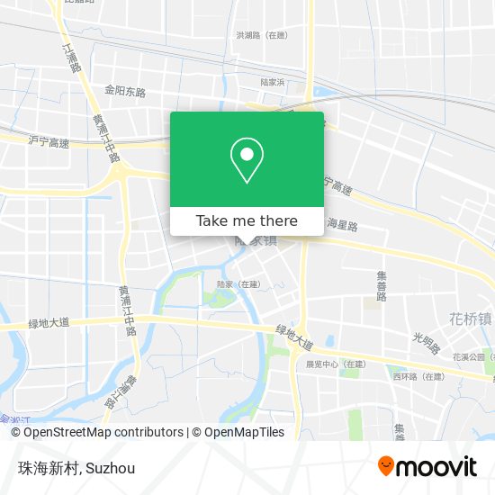 珠海新村 map