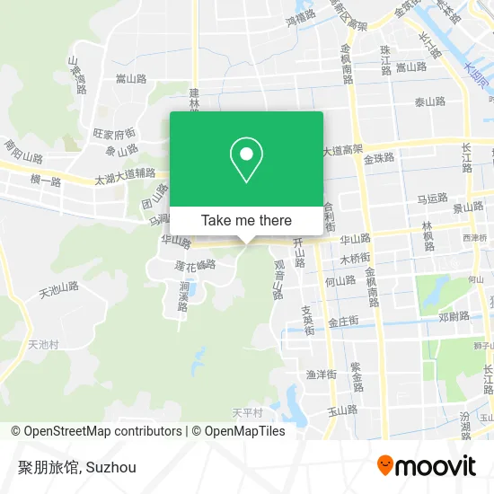 聚朋旅馆 map