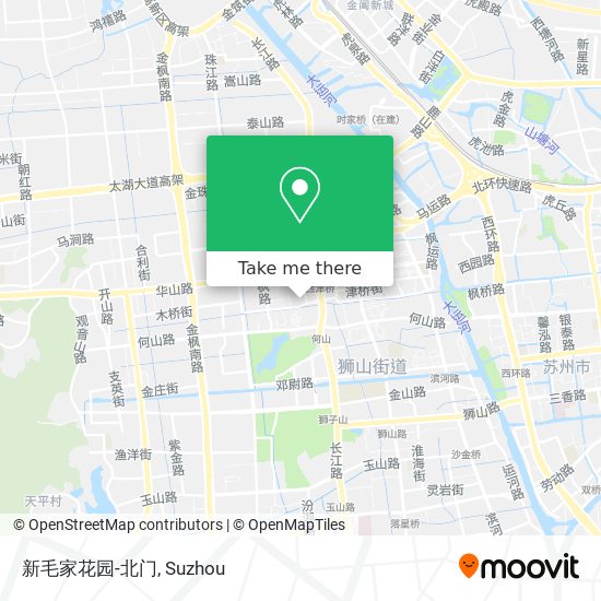新毛家花园-北门 map