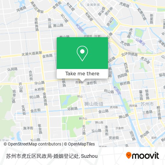 苏州市虎丘区民政局-婚姻登记处 map