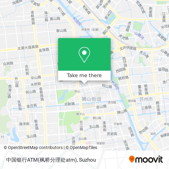 中国银行ATM(枫桥分理处atm) map