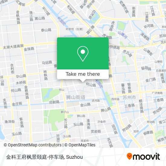 金科王府枫景颐庭-停车场 map