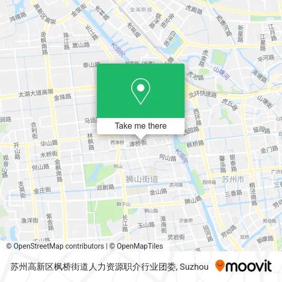 苏州高新区枫桥街道人力资源职介行业团委 map