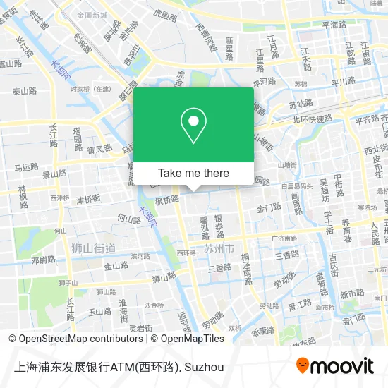 上海浦东发展银行ATM(西环路) map
