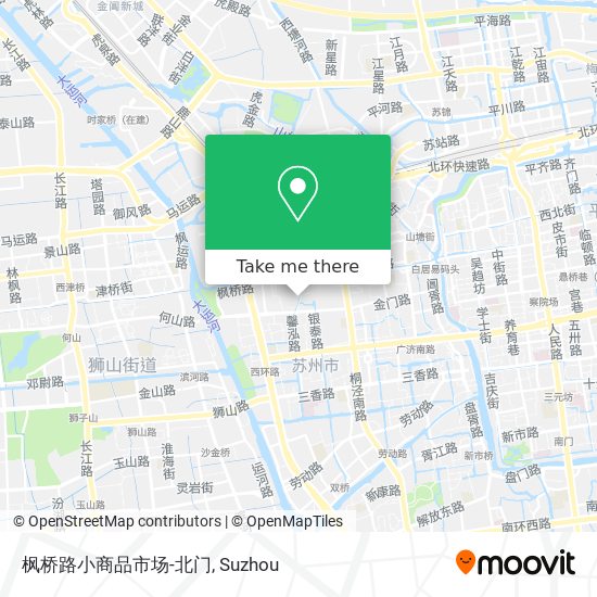 枫桥路小商品市场-北门 map
