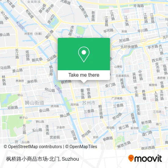 枫桥路小商品市场-北门 map