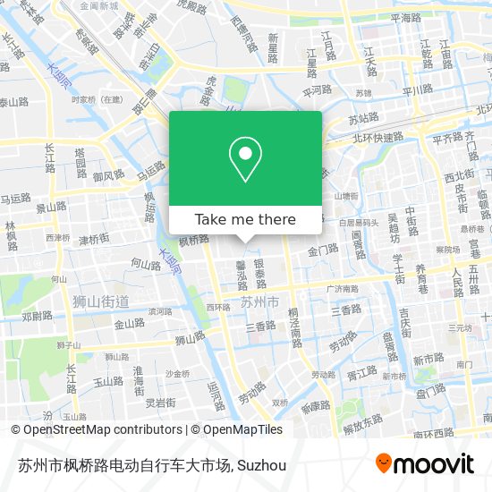 苏州市枫桥路电动自行车大市场 map