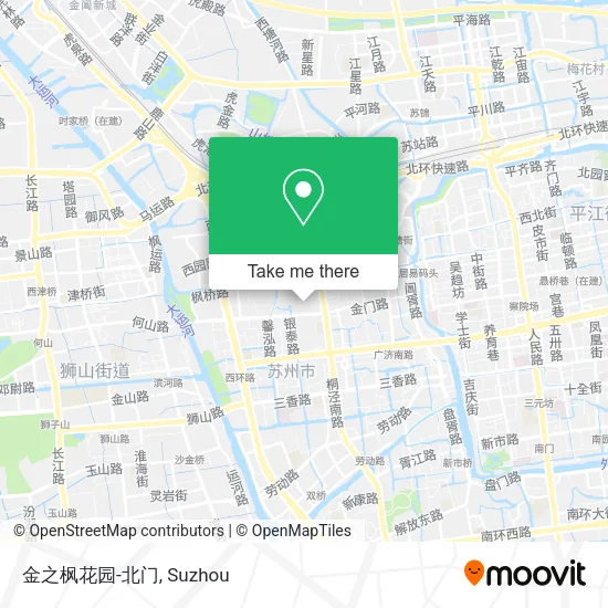 金之枫花园-北门 map