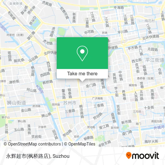 永辉超市(枫桥路店) map