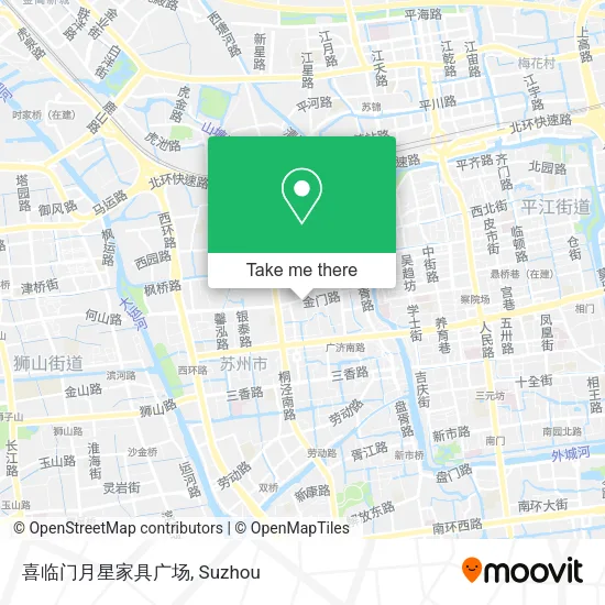 喜临门月星家具广场 map