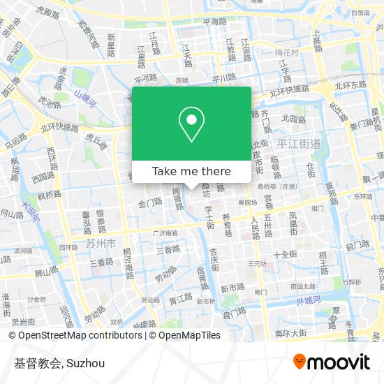 基督教会 map