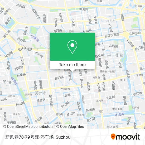 新风巷78-79号院-停车场 map