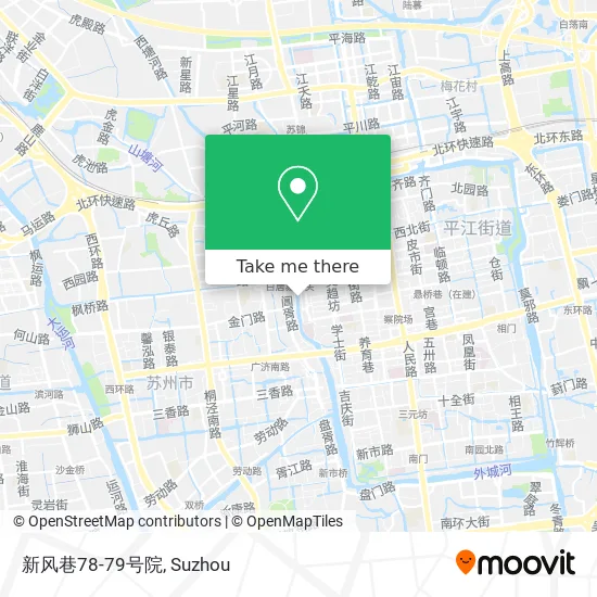 新风巷78-79号院 map