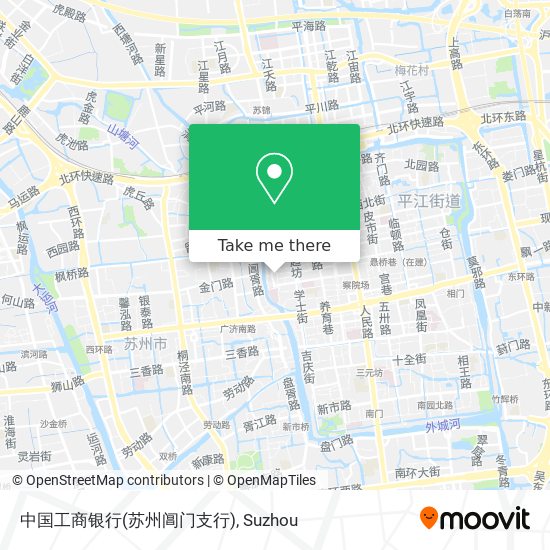 中国工商银行(苏州阊门支行) map