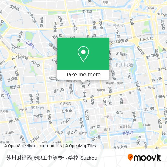 苏州财经函授职工中等专业学校 map