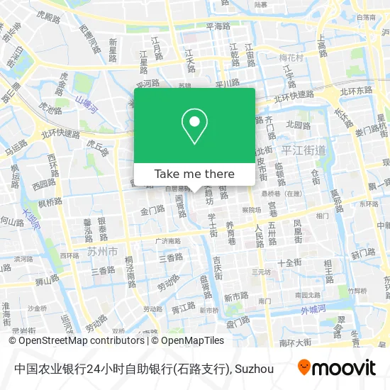 中国农业银行24小时自助银行(石路支行) map