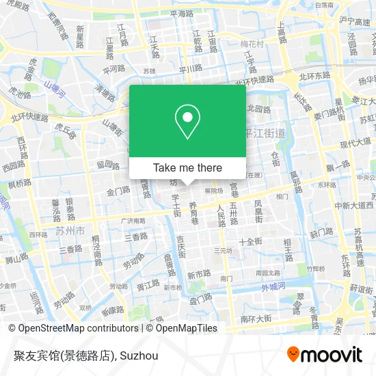 聚友宾馆(景德路店) map