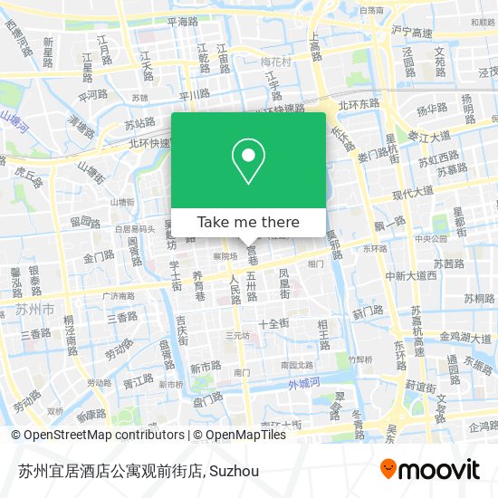 苏州宜居酒店公寓观前街店 map